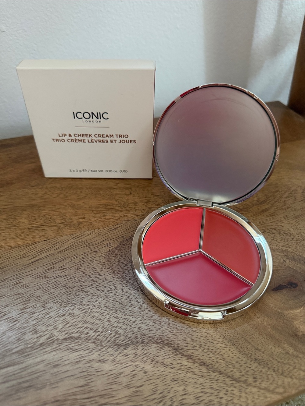 ICONIC London Cream Lip & Cheek Trio - Coral, Pink, Rose